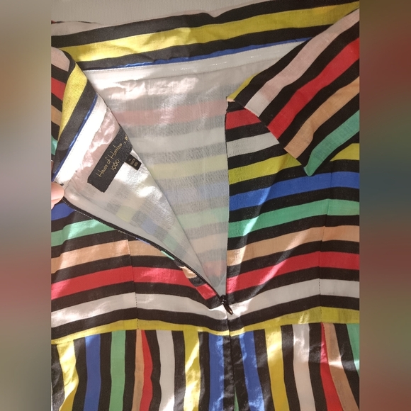 Striped Off-Shoulder Jumpsuit - Picture 10 of 11